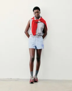 Pull Sans Manche Capuche