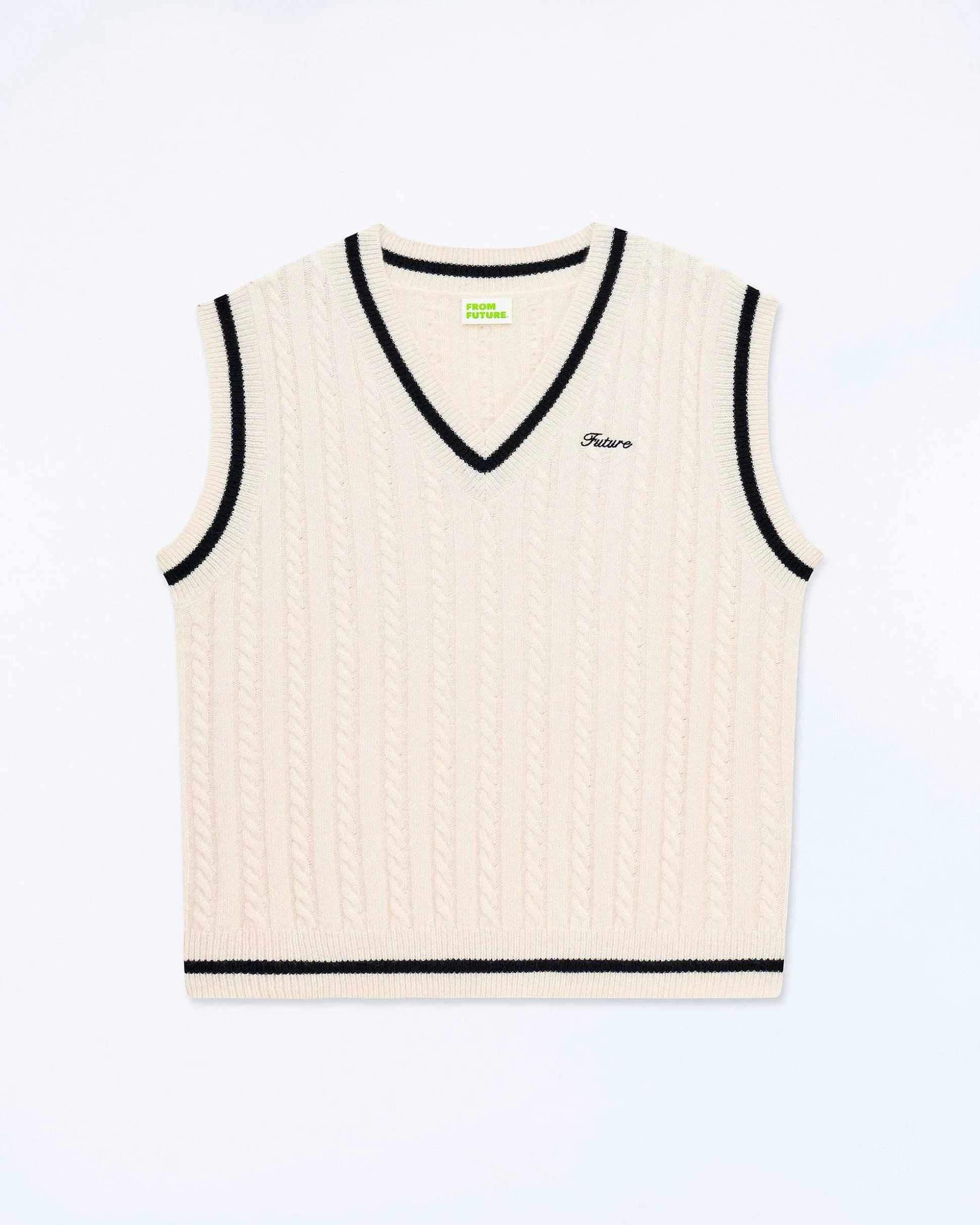 Pull Sans Manche Col Polo Future