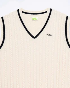 Pull Sans Manche Col Polo Future