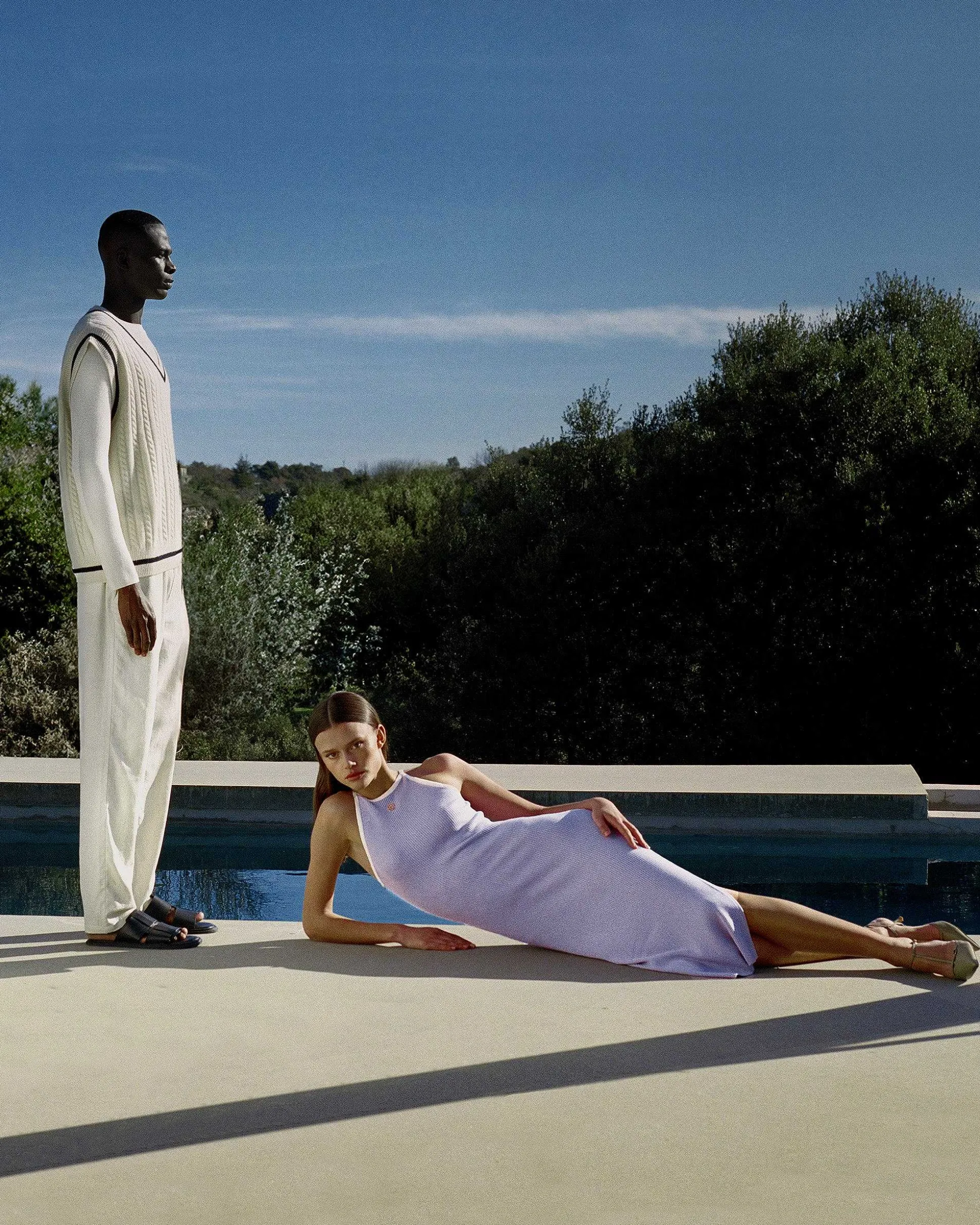 Pull Sans Manche Col Polo Future