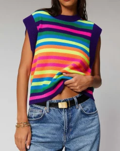 Pull Sans Manche Multico Leger