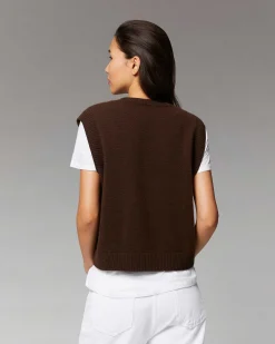 Pull Sans Manche Torsades