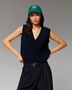 Pull Sans Manche Torsades