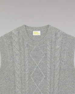 Pull Sans Manche Torsades