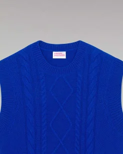 Pull Sans Manche Torsades