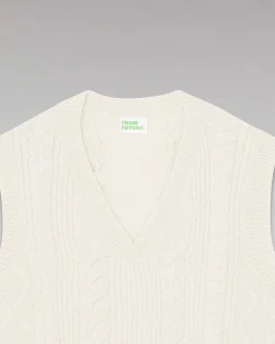 Pull Sans Manche Torsades