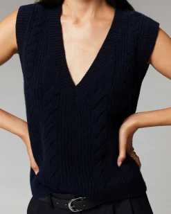 Pull Sans Manche Torsades