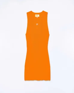 Robe Courte Bretelle Broderie Ff