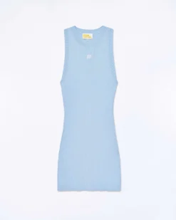 Robe Courte Bretelle Broderie Ff