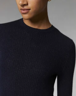 Robe Courte Manche Longue Metallise