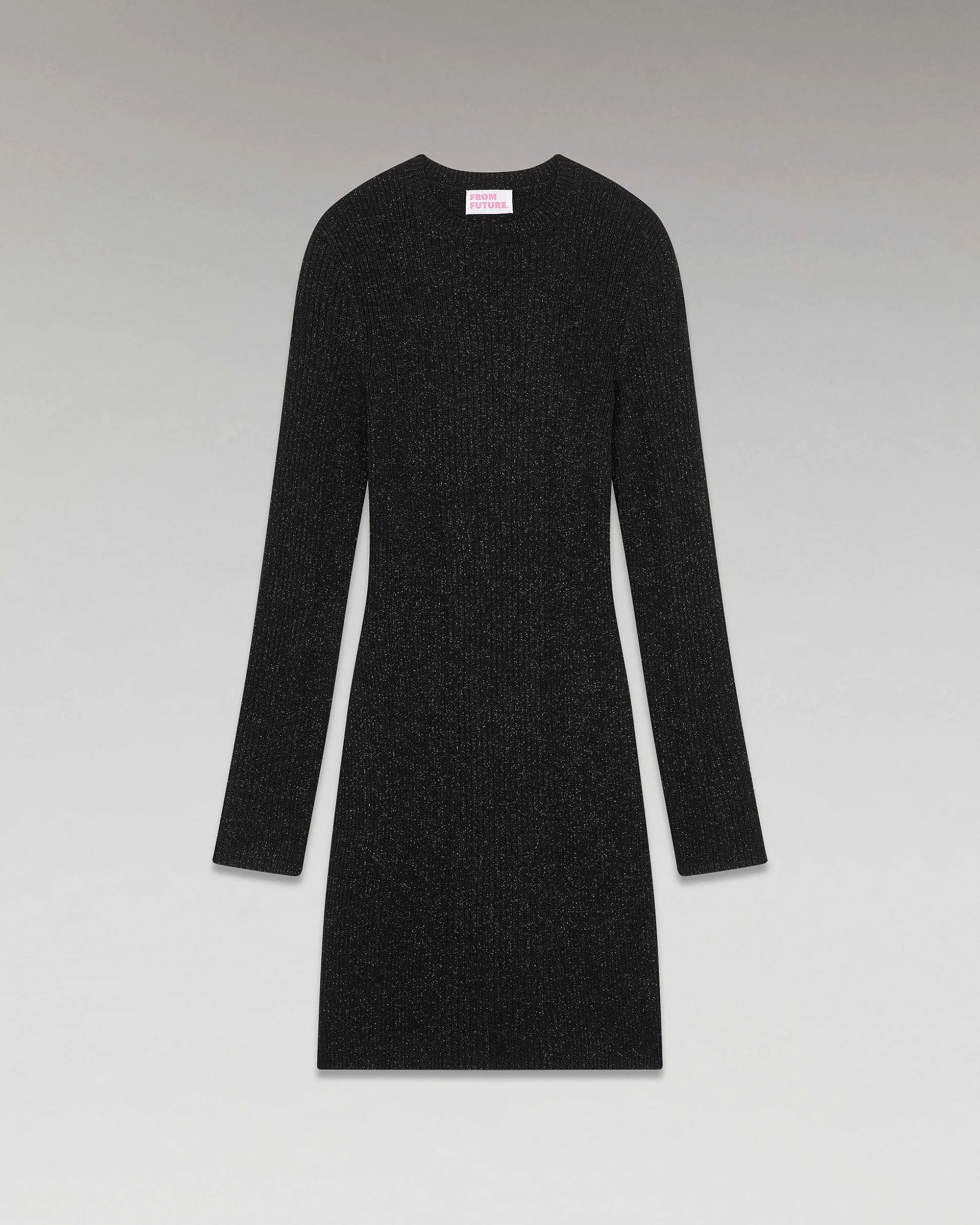 Robe Courte Manche Longue Metallise