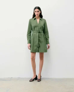 Robe Courte Manche Longue Alba