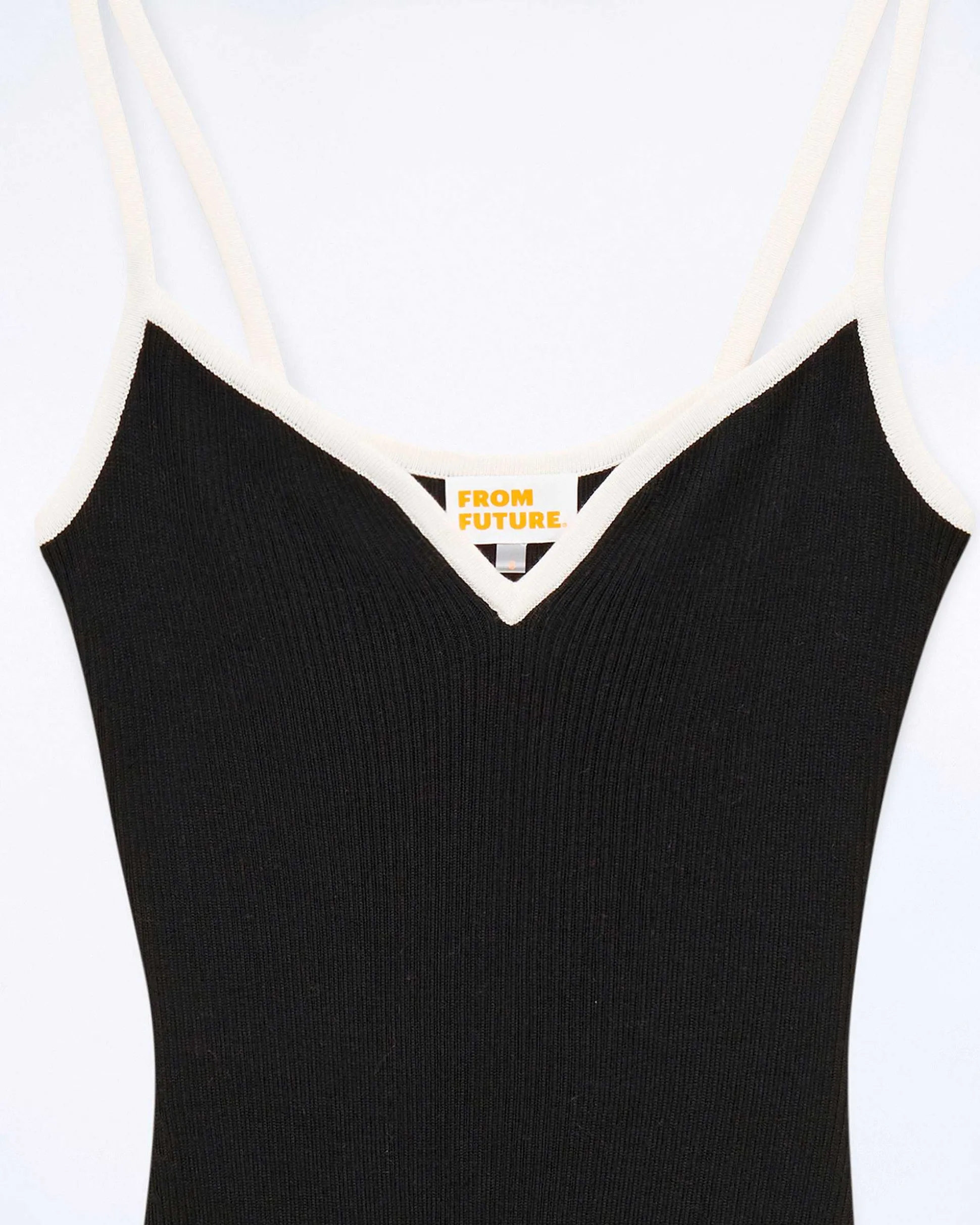 Robe Longue Bretelle Bicolore