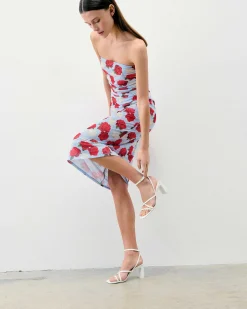 Robe Longue Bustier Mesh