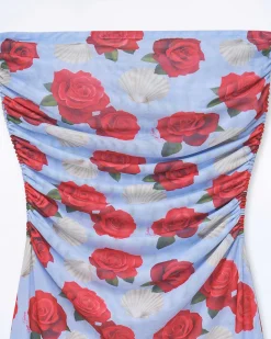 Robe Longue Bustier Mesh