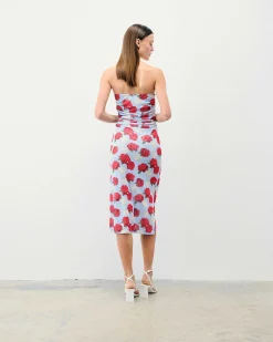 Robe Longue Bustier Mesh