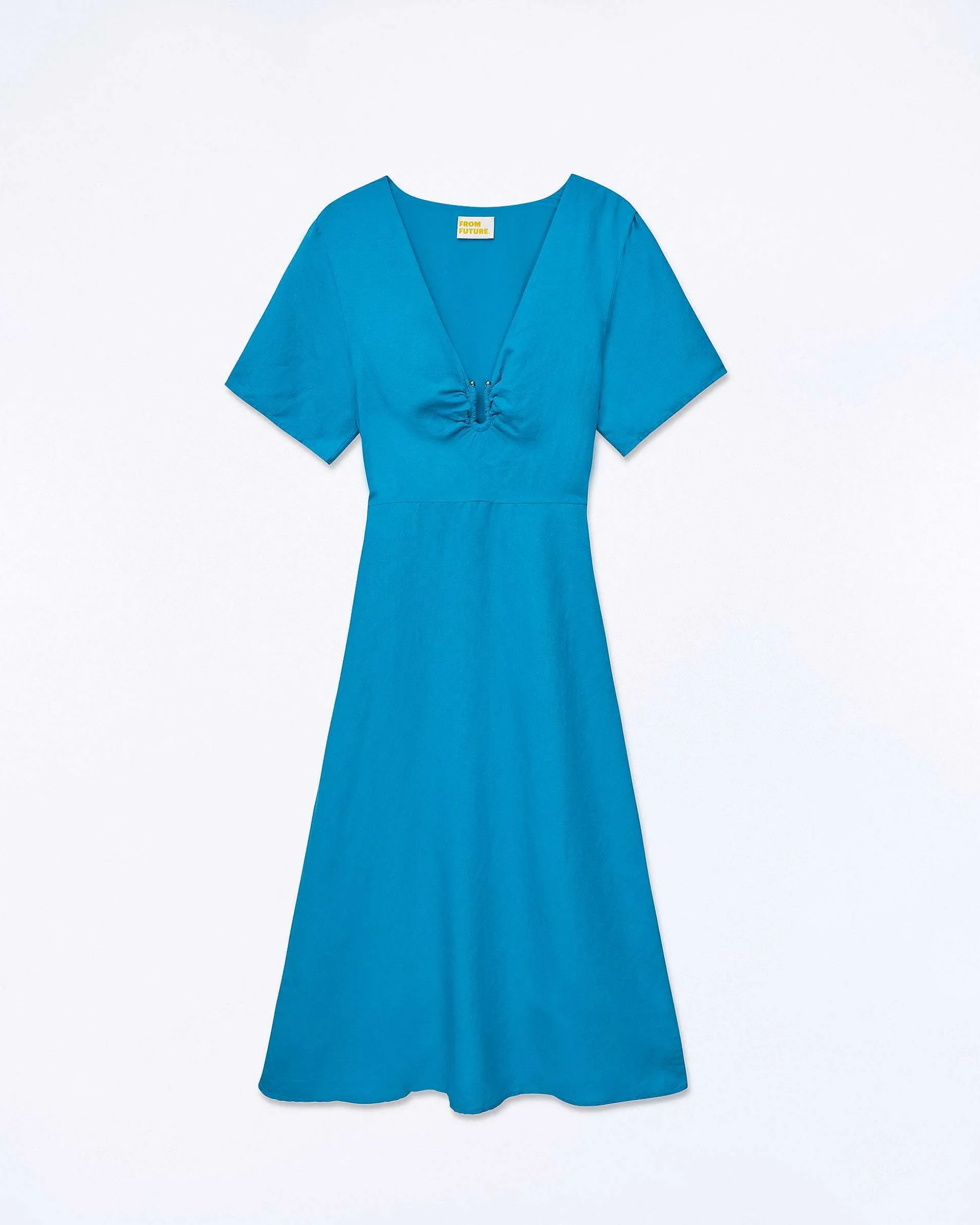 Robe Longue Manche Courte Arielle