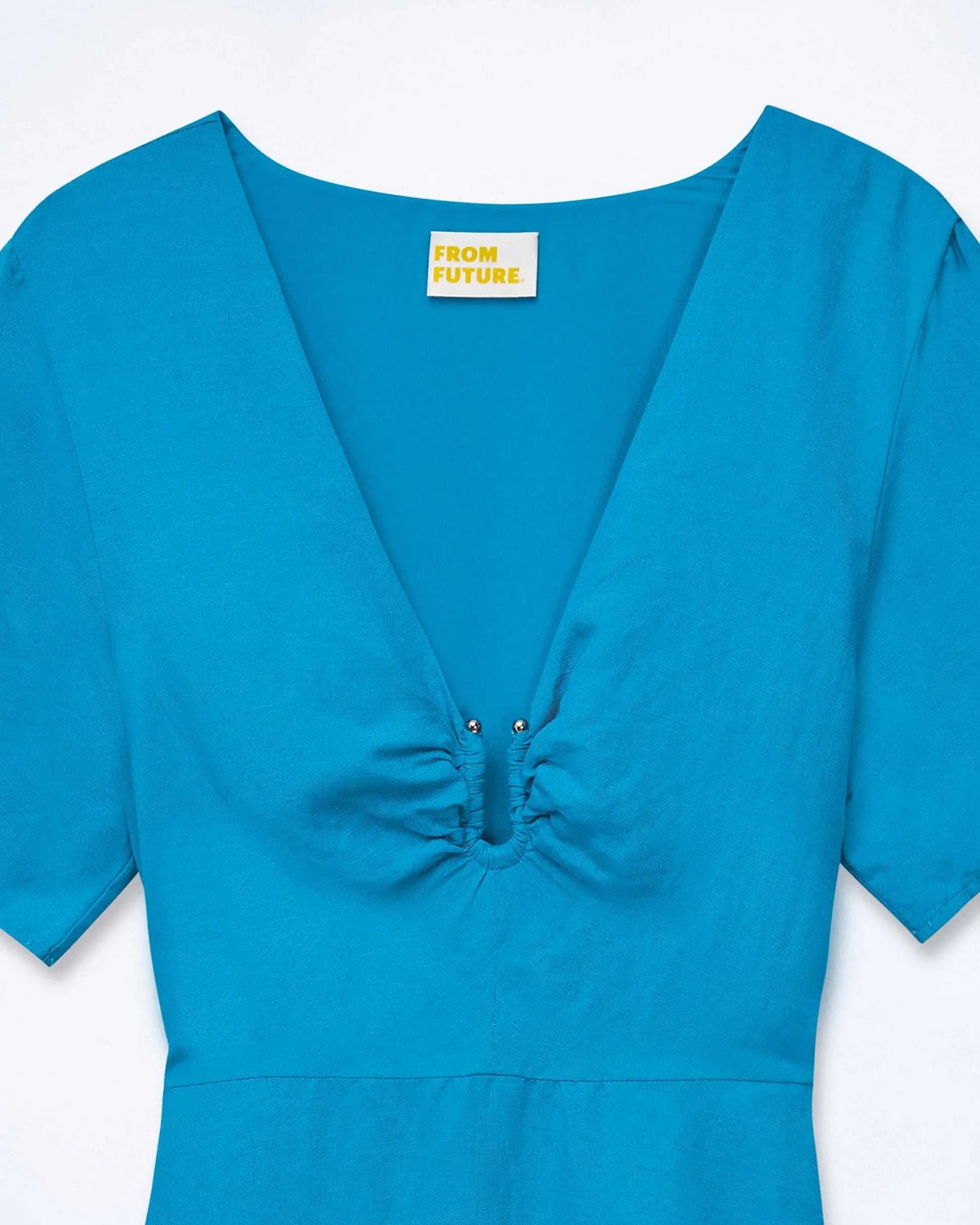 Robe Longue Manche Courte Arielle