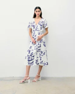 Robe Longue Manche Courte Evie