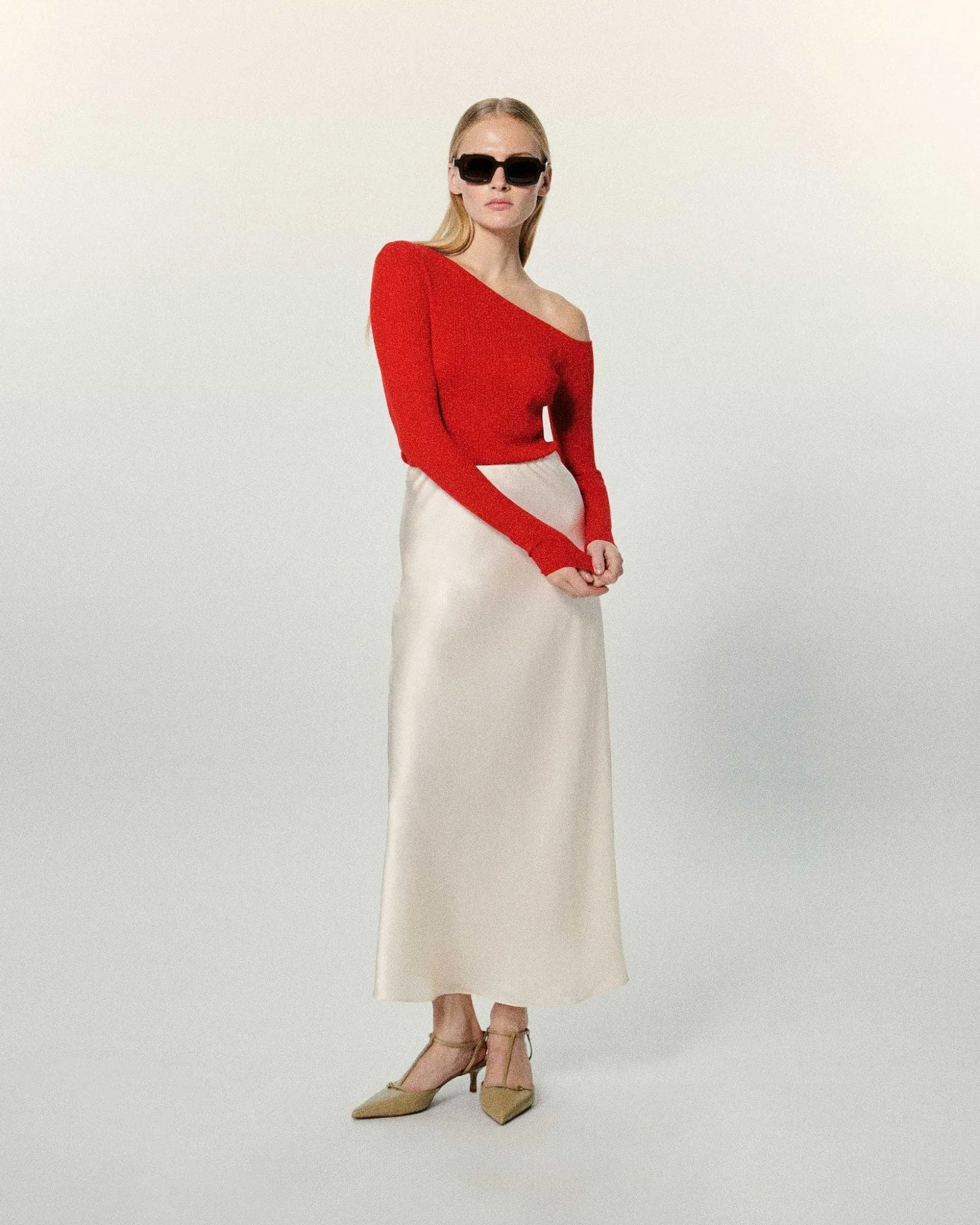 Top Asymetrique Epaule Denudee