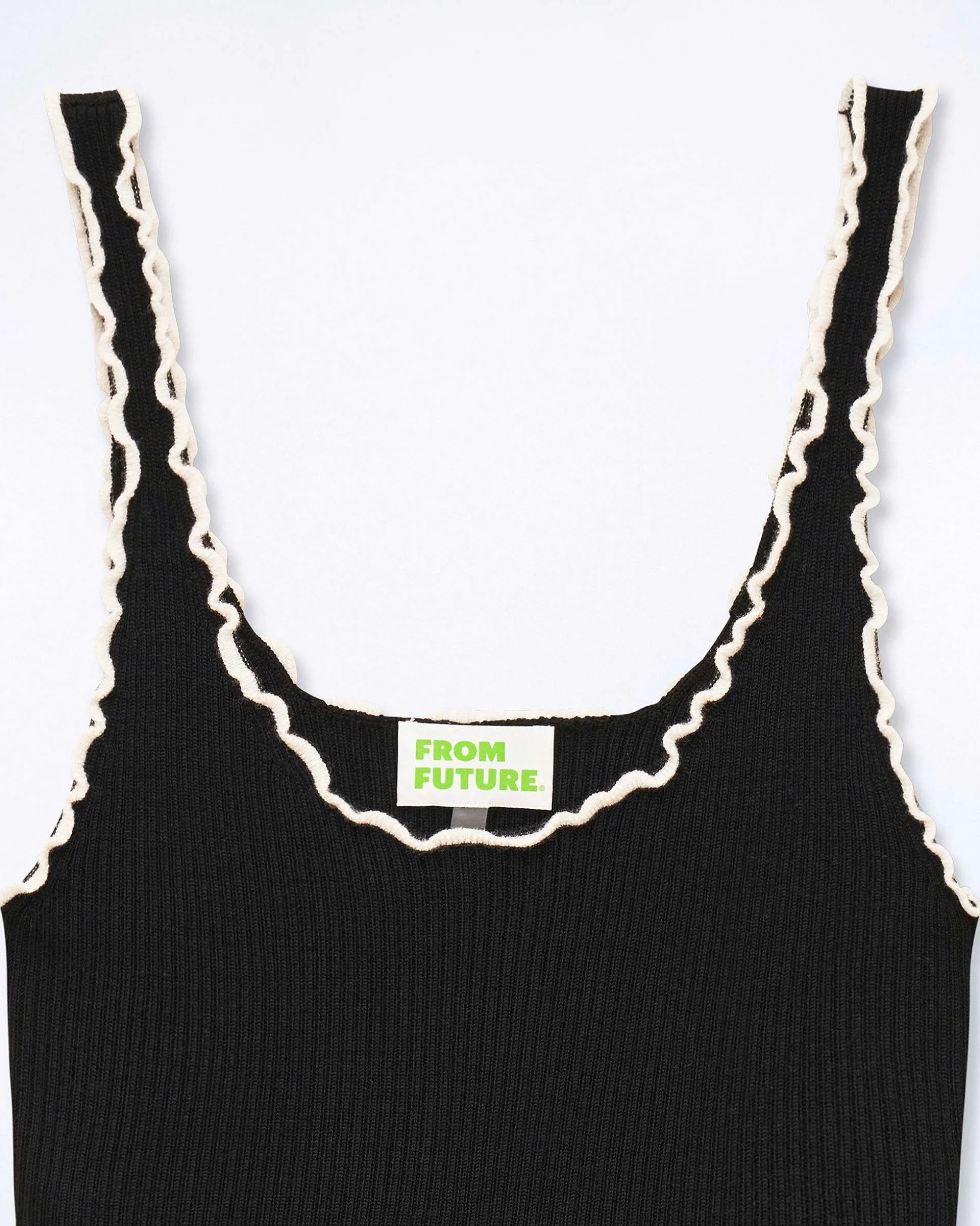 Top Brassiere Point Bourdon Bicolore