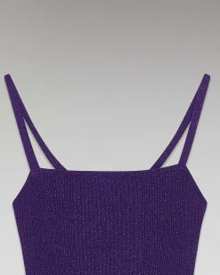 Top Bretelle Metallise