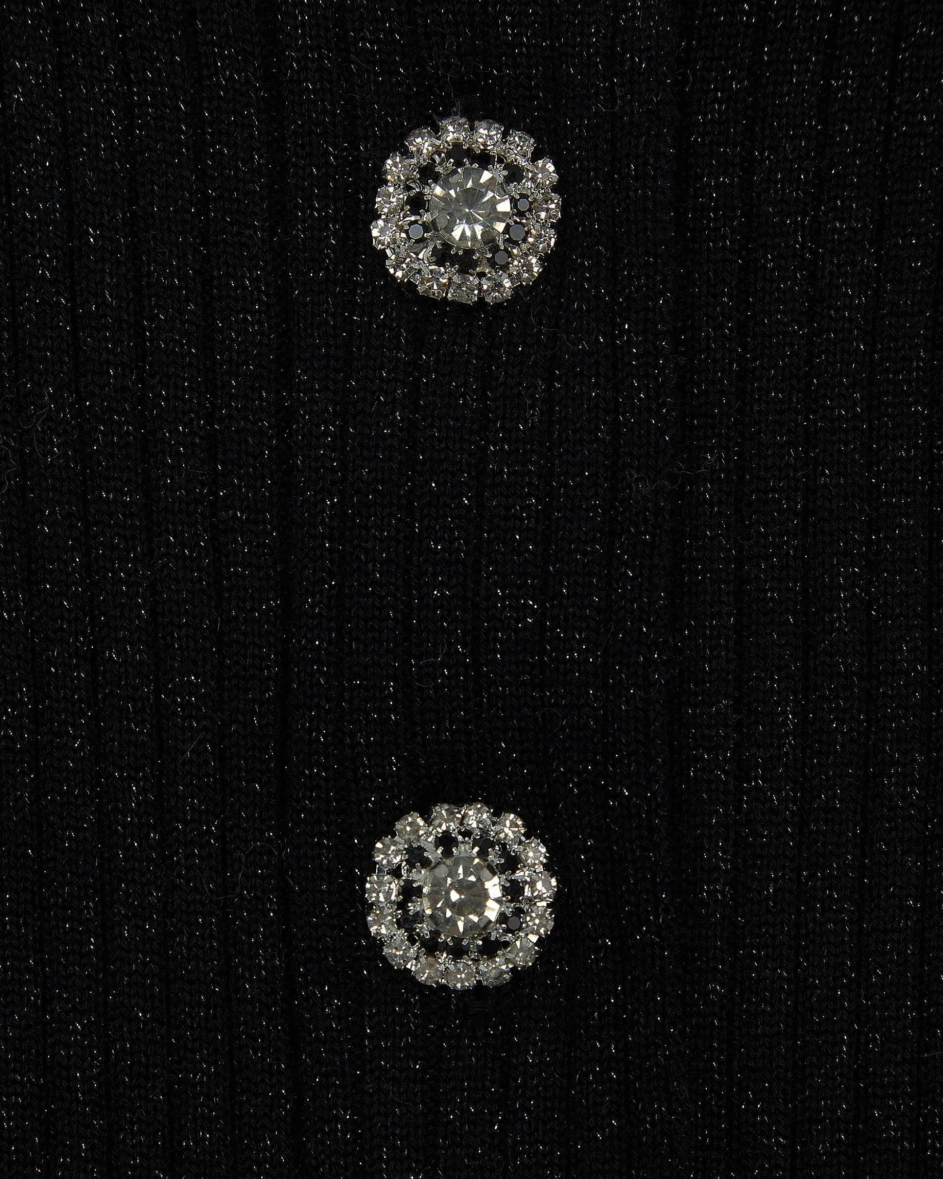 Top Bretelle Metallise Boutons Bijoux