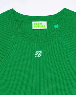 Top Manches Courtes Bicolore