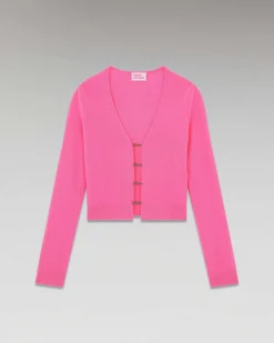 Top Manches Longues Boutons Bijoux