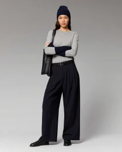 T-Shirt Col Rond Basique Manches Longues