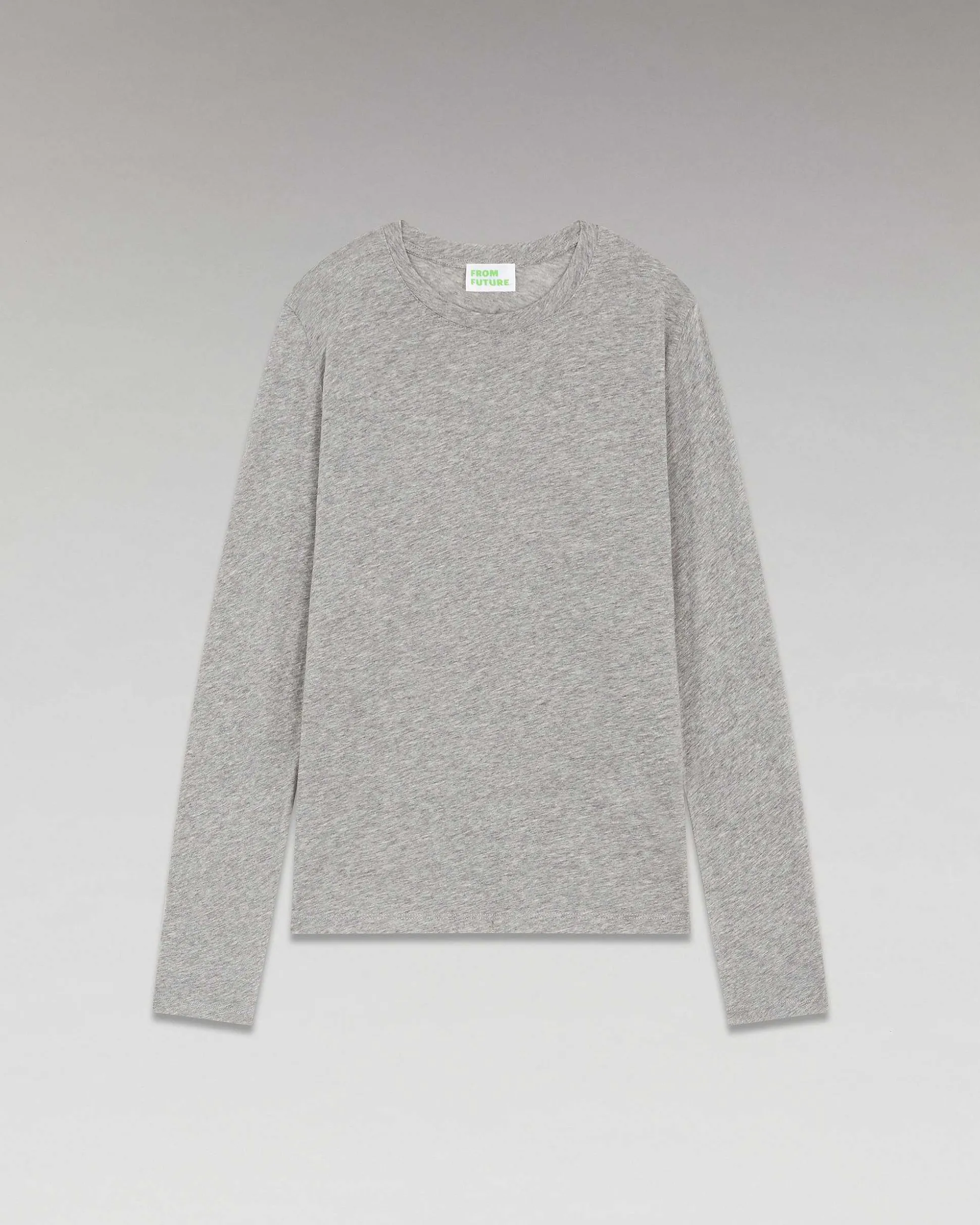 T-Shirt Col Rond Basique Manches Longues