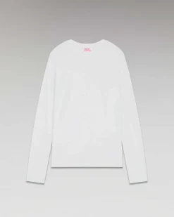 T-Shirt Col Rond Basique Manches Longues