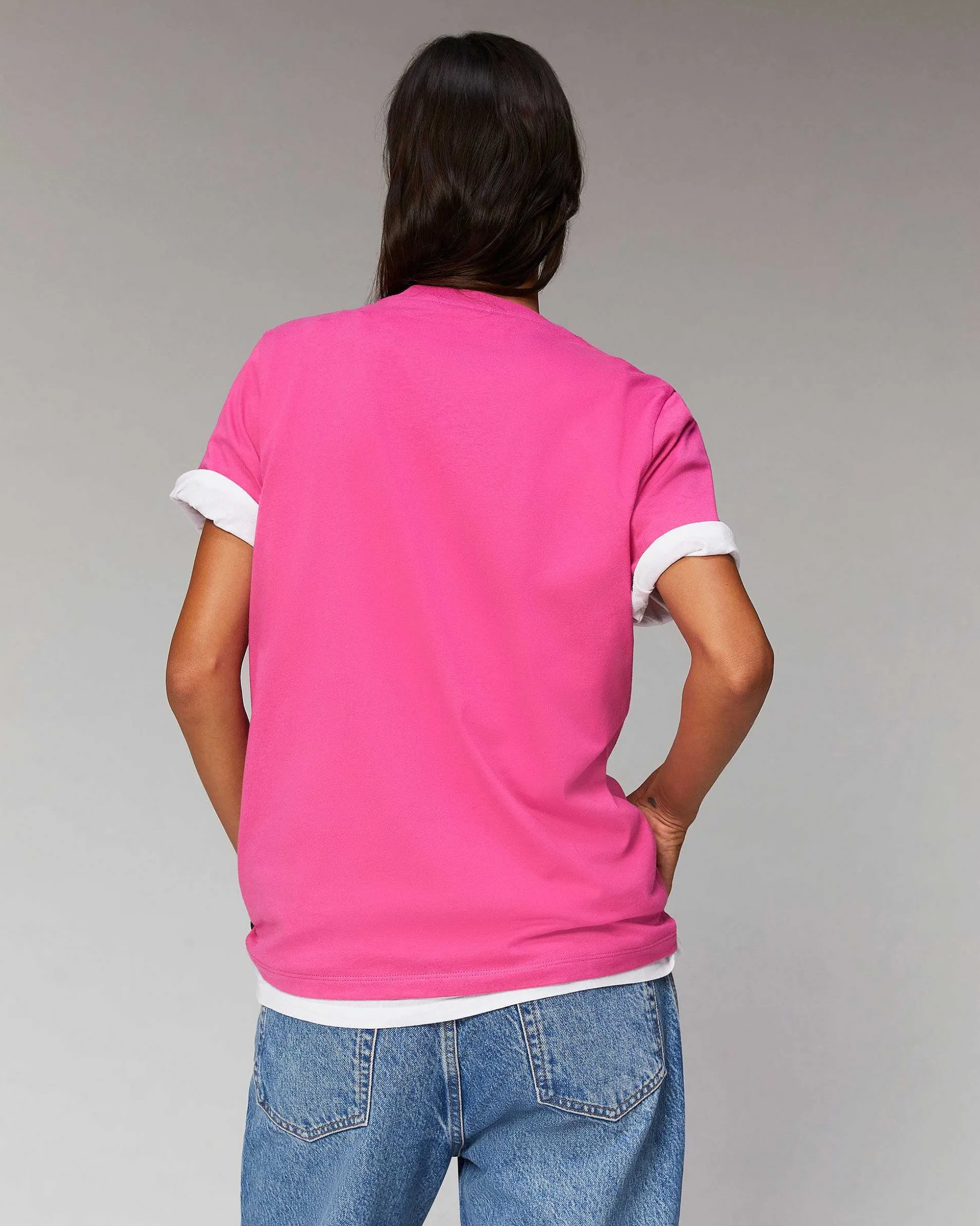 T-Shirt Col Rond Boyfriend