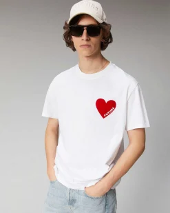 T-Shirt Col Rond Coeur