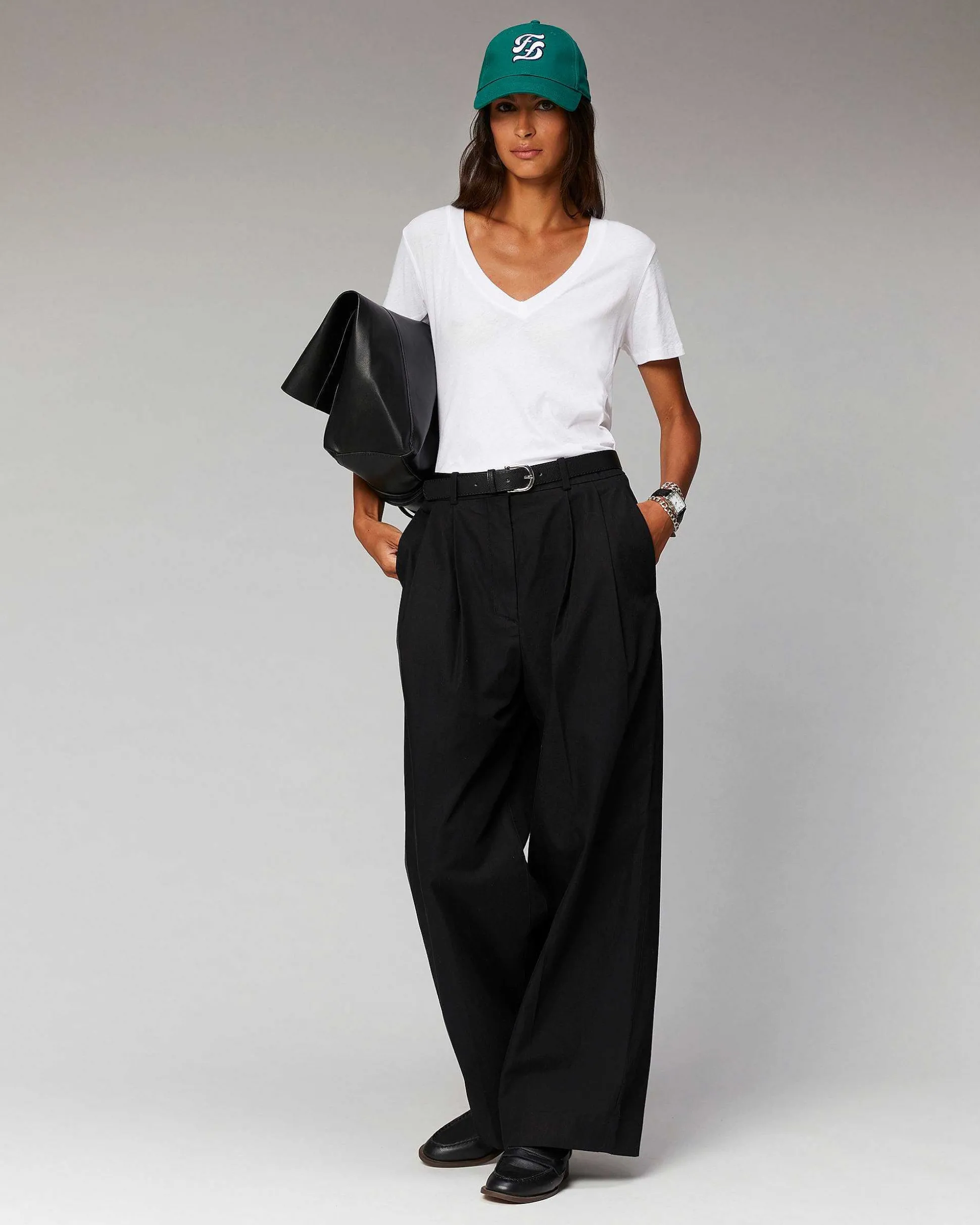 T-Shirt Col V Basique