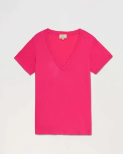 T-Shirt Col V Basique