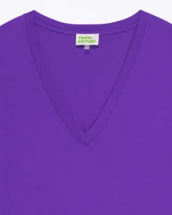 T-Shirt Col V Supima